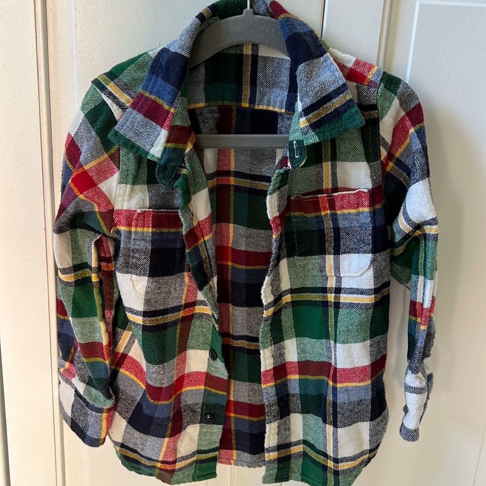 Toddler Boy Flannel Shirt